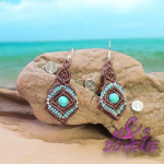 Boucles d'Oreilles Yago Turquoise